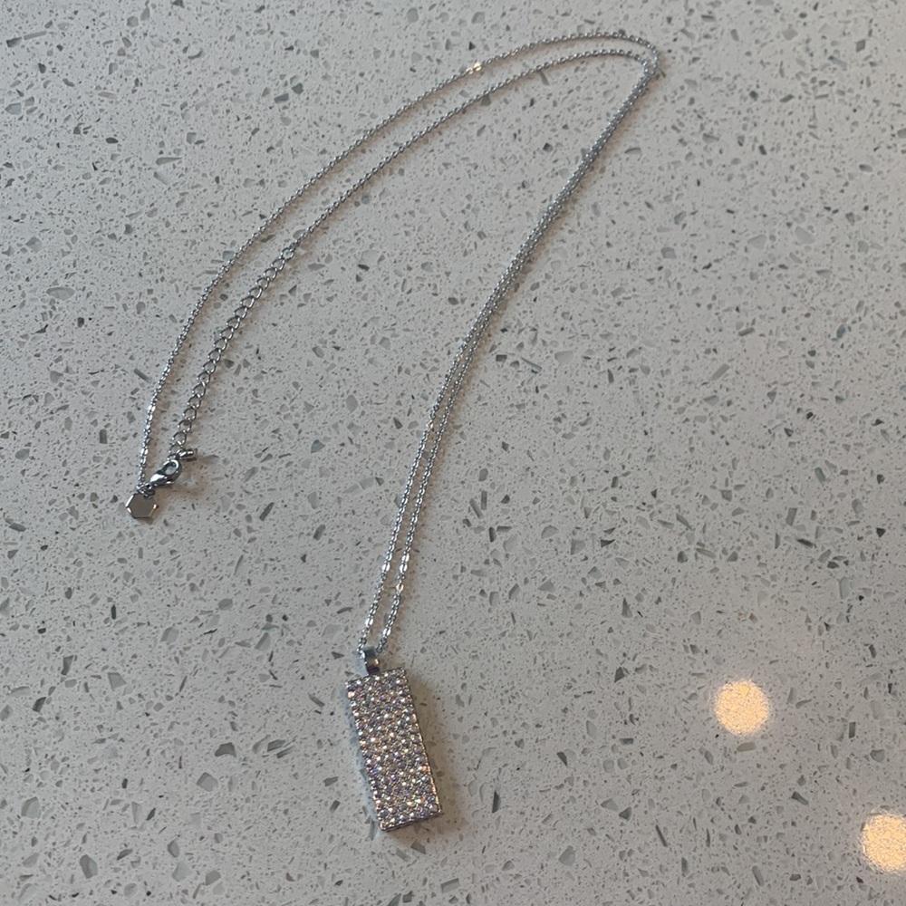Touchstone Crystal by Swarovski Reversible Pendant Necklace